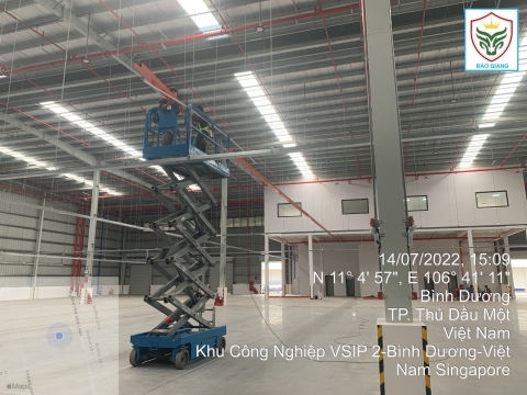 DỰ ÁN THI CÔNG FITOUT KHO THUỐC BÌNH DƯƠNG